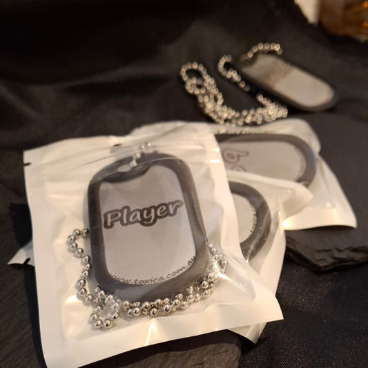 8 inches at Rest - - Dog Tag Necklaces